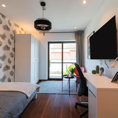 7min From University&sé Velha - Ac - Work Desk - Wifi 300mbs -suite 7&8 Coïmbre