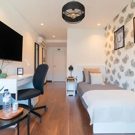7min From University&sé Velha - Ac - Work Desk - Wifi 300mbs -suite 7&8 Coimbra