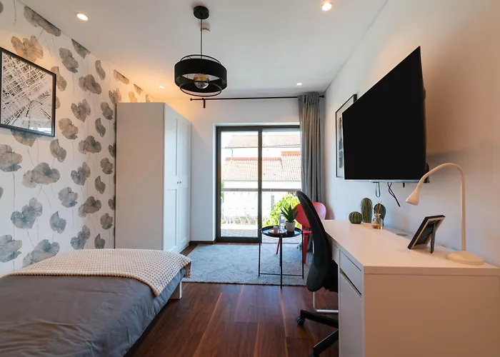 7min From University&sé Velha - Ac - Work Desk - Wifi 300mbs -suite 7&8 Coimbra